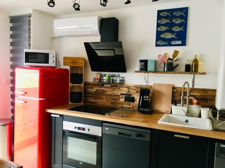 Apartmán Les Coquelicots Du Quartier Haut Sète Exteriér fotografie